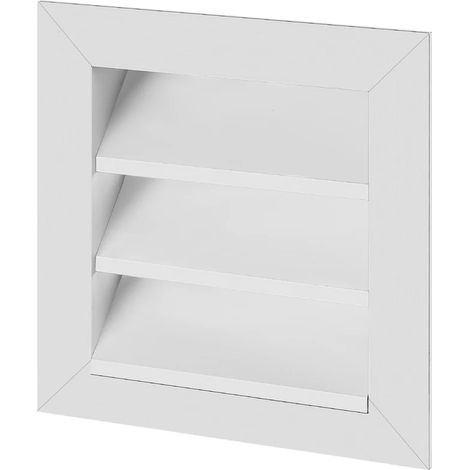 Helios WSG 250 Rejilla de intemperie de aluminio anodizado natural, 00118