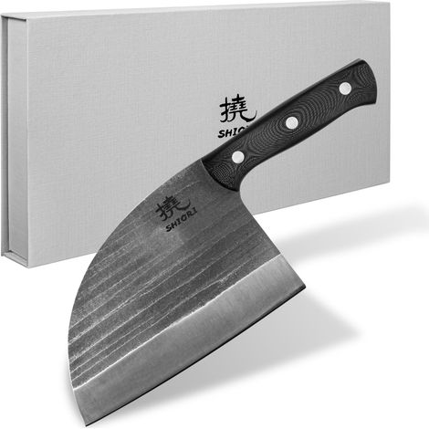 Shiori 撓 Serb - Cuchillo para carne y verduras fabricado en acero japonés AUS-10