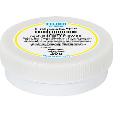Felder ISO-Flux "E" Lötpaste Inhalt 20 g