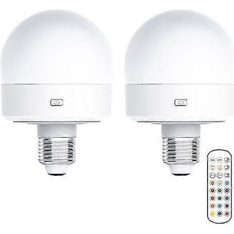 Filiyano – Lampe rechargeable USB avec télécommande, minuterie, intensité réglable, facile à installer, ampoule E27, lampe RGB (1/5)