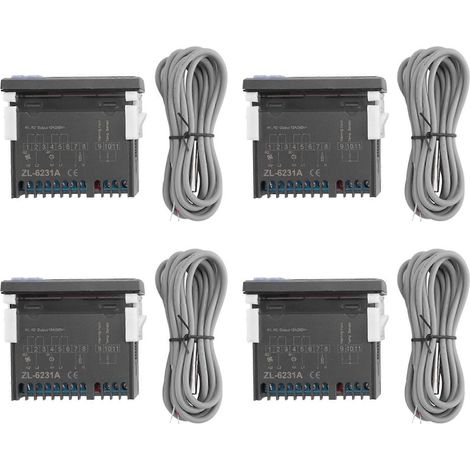 4x LILYTECH ZL-6231A, Inkubatorsteuerung, Thermostat mit Multifunktionstimer, entspricht STC-1000 oder W1209 + TM618N (1/5)