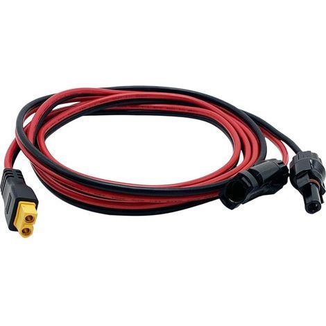 Connecteur 12AWG 5,5 mm pour câble solaire 2m, connecteurs moulés étanches pour panneaux solaires, boîtiers d'alimentation, batteries au lithium, modélisme (1/4)