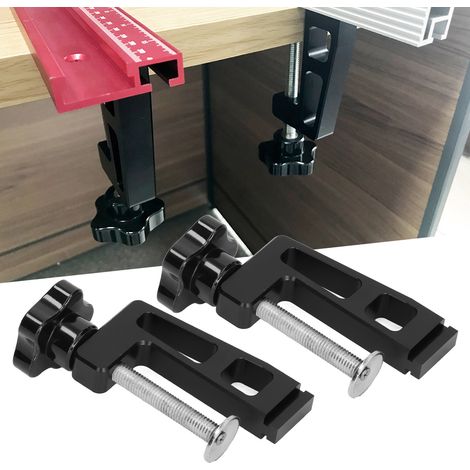 Serre-joints de fixation pour le travail du bois, rainure coulissante de type 45, serre-joints de fixation spéciaux de type 75 pour le support. (1/5)