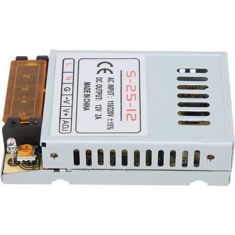 Gatuxe Alimentation à découpage, 25W 12V LED Isolation d'alimentation à découpage étanche Professionnelle pour Personnel Technique pour équipement Industriel (1/5)