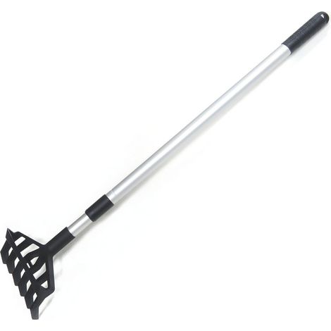 Desherbeur manuel à Mauvaises Herbes Manche téléscopique 91-146cm - Râteau de Désherbage jardin 6 dents Allées Potager KZ GARDEN