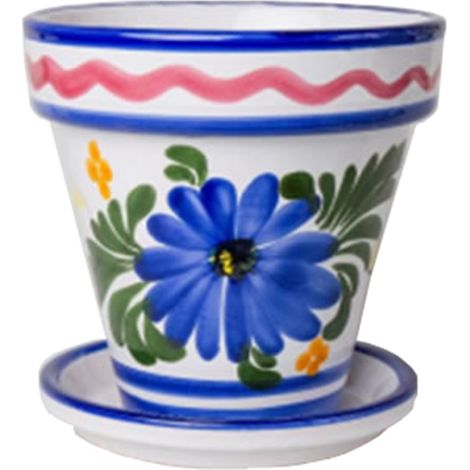 MACETA CERAMICA FLOR 36x34 CM