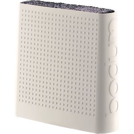 Bloc Couteau Plastique Blanc (1/5)