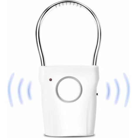 Alarme de Porte et Fenêtre, Alarme Porte et fenetre, Capteur de portefenêtre, de Porte Alarme Anti-vol Vibration, Alarme Maison sans Fil Alarme Antivol pour Poignée de Porte, Fenêtre, 120dB (1/5)