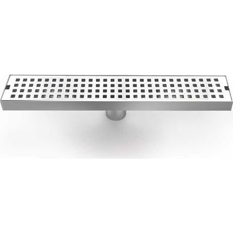 40CM Caniveau pour Douche,Caniveau de Douche en Acier INOX Siphon Sol d'évacuation à Carreler pour Salle de Bain,avec Appareil désodorisant et Filtre à Cheveux (1/4)
