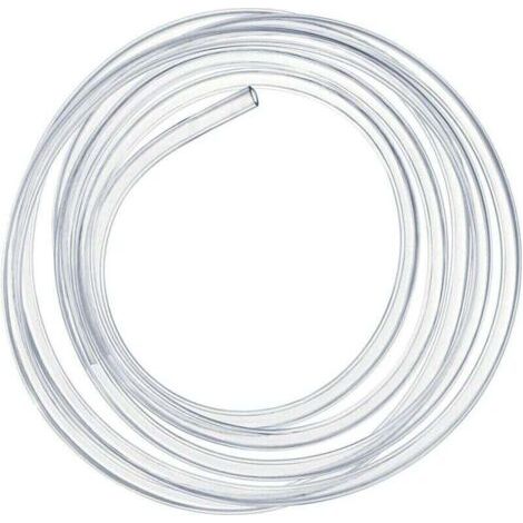 Manguera flexible de PVC transparente de 2 metros, tubo de presión flexible de 16 × 20 mm