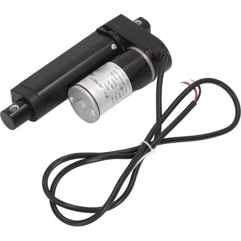 Vérin électrique linéaire JS TGZ U1 100N 24V DC course 50mm moteur poussoir à engrenages métalliques tige de poussée (1/5)