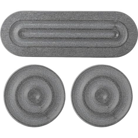 Lot de 3 plateaux de salle de bain en diatomite – Absente d'eau rapide, antidérapant, respectueux de l'environnement pour des solutions de séchage efficaces de salle de bain'-'- (1/4)