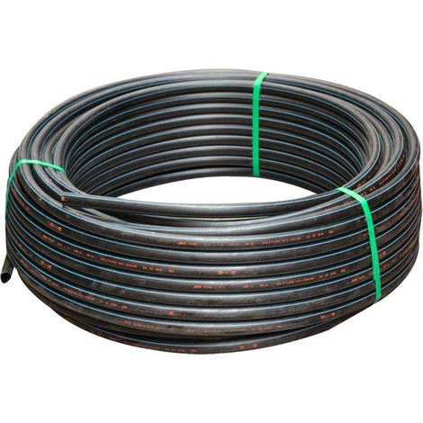 TUBO POLIETILENE PER ACQUA PN25 ALTA DENSITÀ PE100 IN ROTOLO Ø32 x Sp. 4,4 mm Q.TA 100