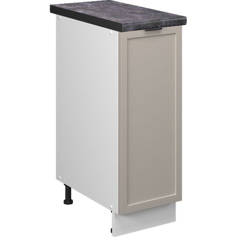 Apothekerschrank Fame-Line, GrauBeige, 30 cm , AP Anthrazit, Vicco