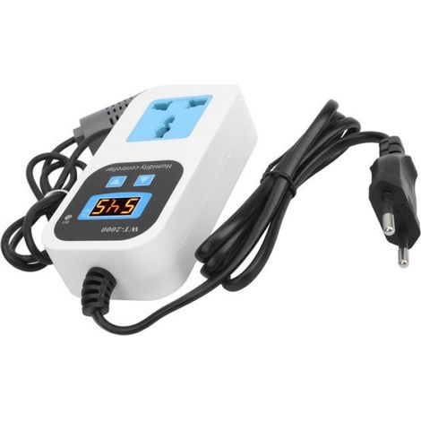 Contrôleur D'humidité Numérique - Plage 0 À 99 % HR - Sortie Directe 10 A - Pour Humidificateurs Et Déshumidificateurs - 110-220 V (1/5)