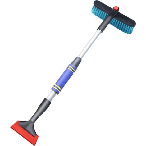 Pelle à neige pour pare-brise de voiture - Grattoir à neige pour pare-brise de voiture avec poignée amovible - Grattoir à neige flexible et pratique (1/5)