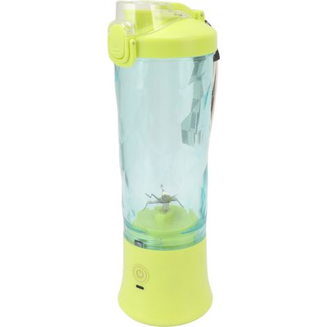 Blender portable rechargeable USB 600 ml (20 oz), format mini, 6 lames, idéal pour la cuisine, la maison et les voyages. (1/5)