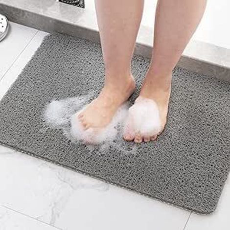 Tapis de bain antidérapant et anti-moisissure – Tapis de salle de bain pour l'intérieur de la baignoire ou de la douche – Séchage rapide – Tapis de bain doux laissant passer l'eau – Résistant à la (1/5)