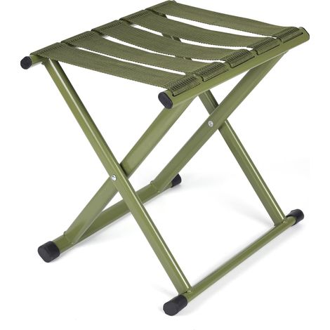 Tabouret pliant robuste pour camping en plein air, chaise portable, tabouret pliant robuste pour camping, randonnée en plein air, pêche en plein air (1/5)