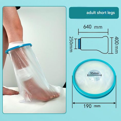 1 x Protection de douche pour adulte, Protection de douche imperméable et réutilisable