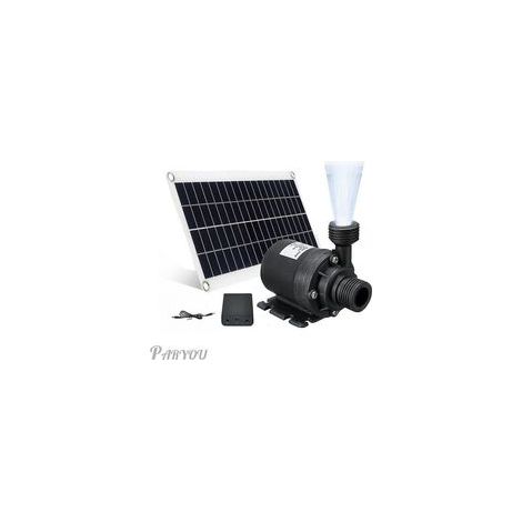 Pompe solaire 50W 800L/H DC 12V – Débit élevé pour aquarium et jardin – Installation facile – Matériaux ABS et métal - Dc12v