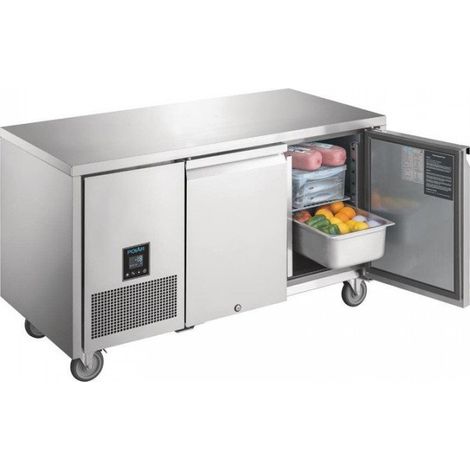 Table négative réfrigérée tropicalisée 267 Litres, 2 portes GN 1/1, 605 W, 230 V - MONO