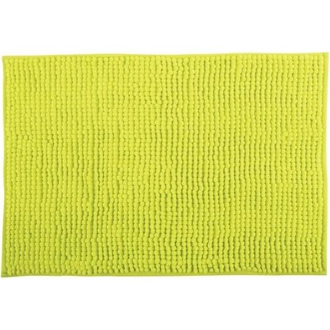 Alfombra de baño CHENILLE Microfibra 40x60 cm Verde Anís MSV