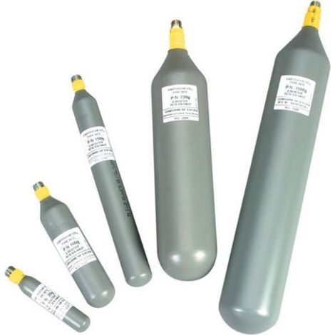 Fireless – Cartouche CO2 150g diamètre 40 – Recharge désenfumage CL5 – Pour espaces confinés – Agent extincteur efficace
