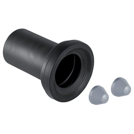 Geberit – Manchon de raccordement WC Ø90 avec manchette et 2 cache-boulons – Installation sécurisée pour WC suspendus (1/3)