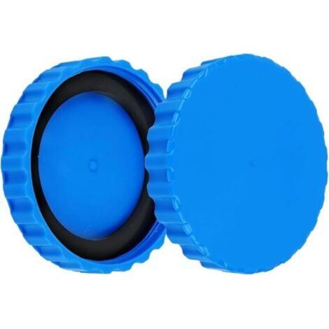 Winter caps for Intex and Bestway swimming pools, 100% frost-resistant and waterproof, with matching seals, swimming pool accessories (2 pieces) (1/5)