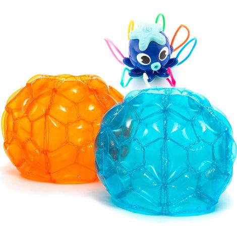 Pack Ballon Bulle Gonflable Géant Antichoc et Jouet Arroseur InnovaGoods