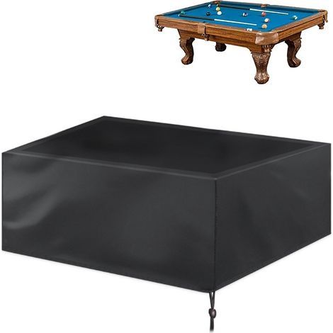 Housse Billard Résistant à l'eau et Poussière Billard Housse de Protection Couverture Complète étanche 7 Ft, 225x116x82cm (1/5)