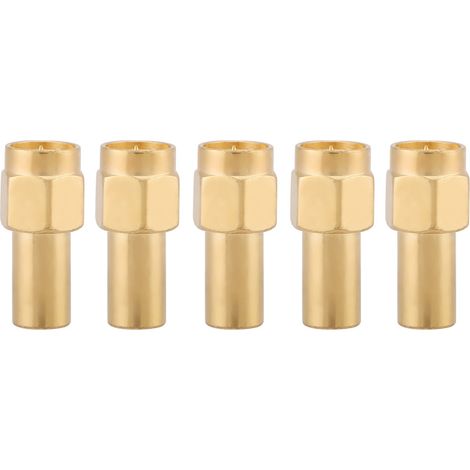 5 SMA-Stecker (männlich) für koaxiale HF-Anschlüsse, 50 Ohm, 2 W Lastabschluss