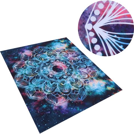 Tenture Murale en Polyester Décorative, Tapis Suspendu pour Décoration Intérieure 150x130cm