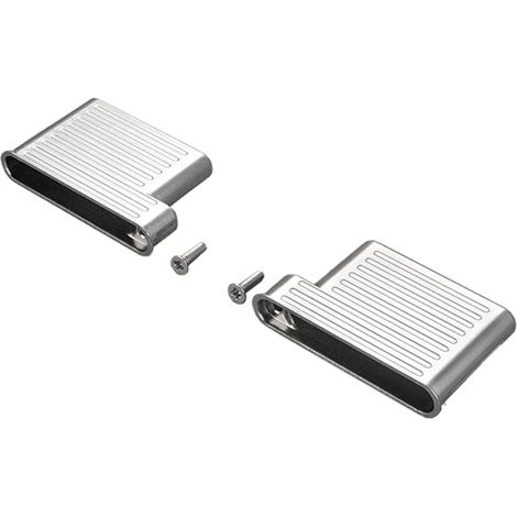 Insert pour bras de charnière air - Décor : Argent - SALICE