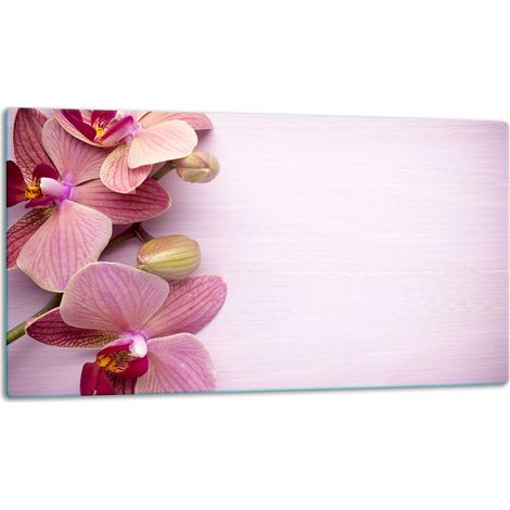 Schneidebrett aus Glas, 52x30 cm, Blumen (1/5)