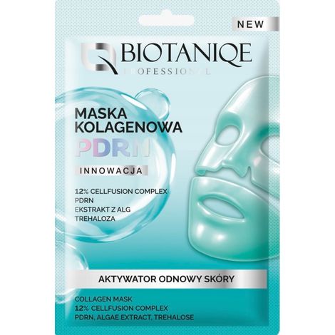 BIOTANIQE Professionelle Kollagen-Tuchmaske, PDRN 1 Stück.