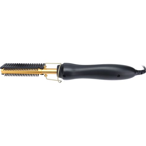 Brosse Lisseuse à Température Réglable, Économe en Énergie, Double Tension Automatique 110‑240V avec Prise UE