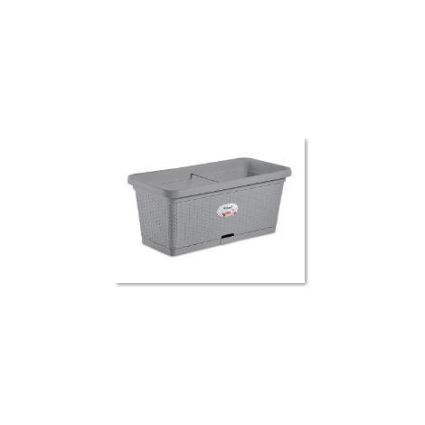 STEFANPLAST - FIORIERA NATURAL 80CM STONE GREY (1/2)