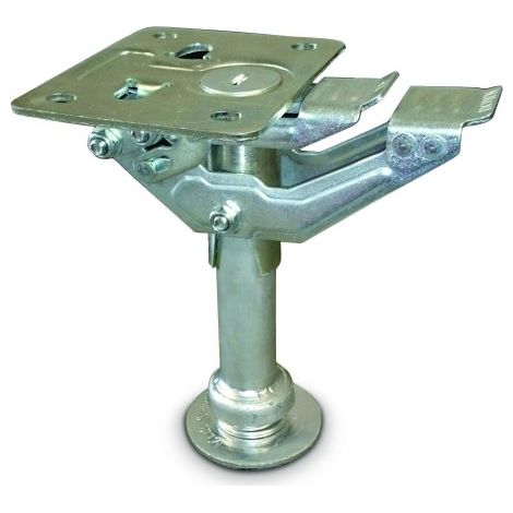 Patin d'immobilisation - acier embouti zingué - platine - 210 mm