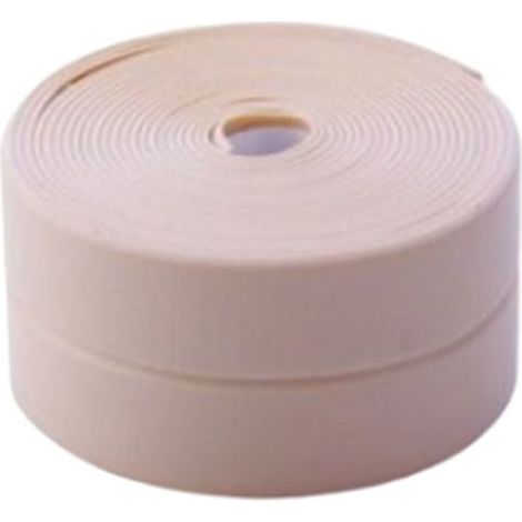 Ruban d'Etanchéité Auto-Adhésif en PVC - Pour Fissures Entre Murs Portes Fenêtres Éviers Salle de Bain - 320 x 2,2 cm - 1 Pièce (1/5)