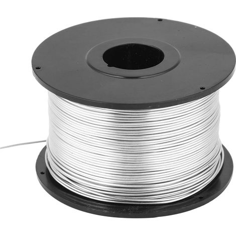 Lot de 4 fils d'attache en acier 0,8mm, 110m, pour machine à ligaturer automatique les armatures (1/5)
