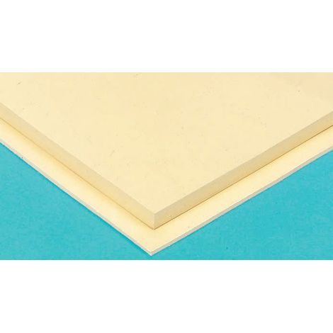 Plaque caoutchouc Naturel Beige, 1m x 1m x 10mm ( Prix pour 1 )