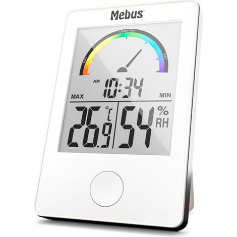 Mebus 11130 Thermo-Hygrometer weiß (1/5)