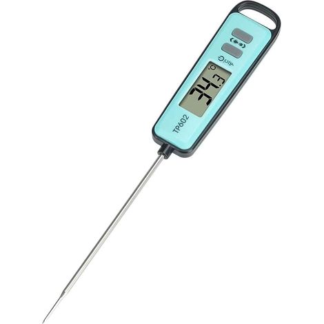 Thermomètre à sonde pour viande, thermomètre de cuisine numérique électronique pour la cuisson des aliments, grill domestique (bleu) (1/2)