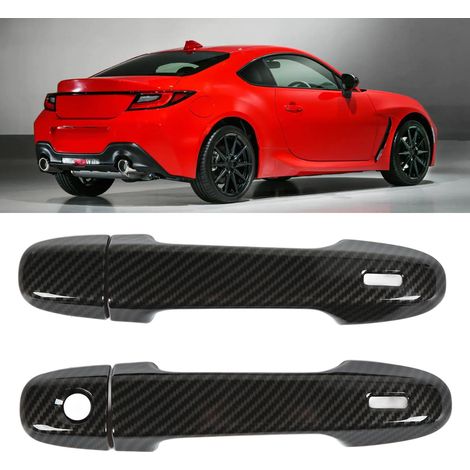 Fahrzeugmodifikation: Toyota GR86/Subaru BRZ 12-21 Satz mit 4 Türgriffschutzleisten mit Carbonfaser-Textur. (1/5)