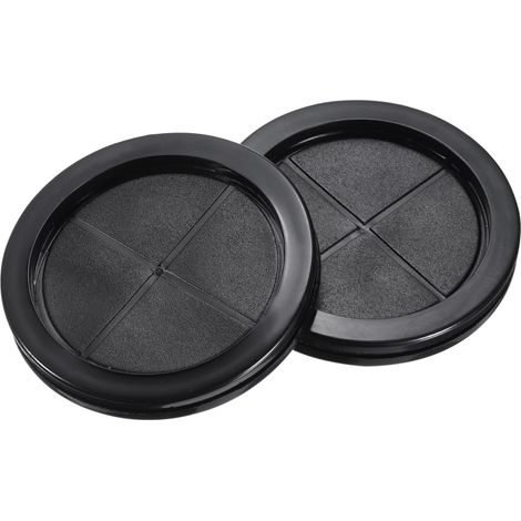 Passe-Fil en Caoutchouc Rond Double Face Montage Diamètre 100 mm, Diamètre Intérieur 90 mm, pour la Protection des Fils, 4 Pièces (1/5)