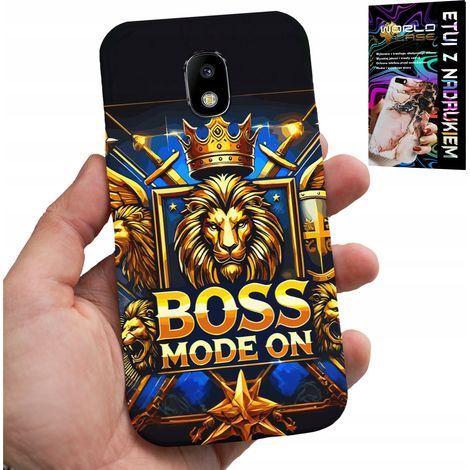 Coque pour Samsung Galaxy J5 2017 - Boss Lion avec couronne sur le cadran + film protecteur (1/5)