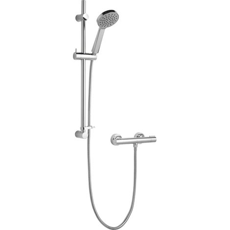 Deva Derwent Cool Touch Bar Mixer Shower with Single Mode Kit (1/2)