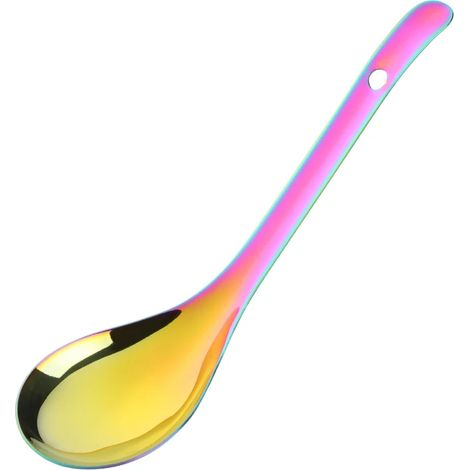 Cuillère À Riz - Acier Inoxydable 18/8 - Longue Poignée - Pour Soupe Et Riz - 1 Pièce (1/5)